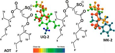 Electron Transport Lipids Fold Within Membrane-Like Interfaces